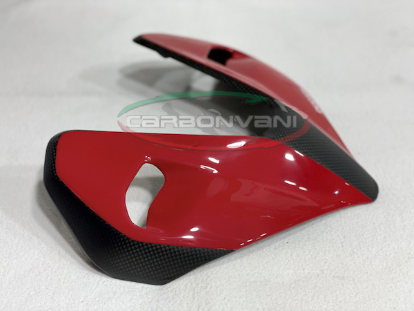Carbonvani - Ducati Streetfighter V4 / V2 / S Carbon Fiber Front Fairing - RED Carbonvani - Ducati Streetfighter V4 / V2 / S Carbon Fiber Front Fairing - RED